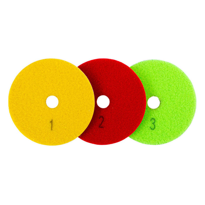 DIAMOND WET POLISHING DISCS SET 3 PCS NEXTOOL SPD-315