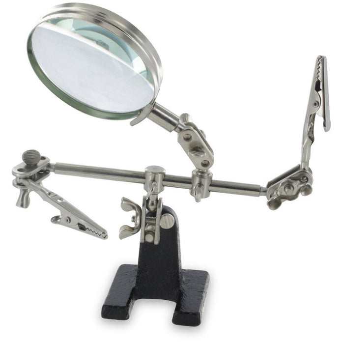 SOLDERING STAND WITH MAGNIFYING GLASS NEXTOOL MX-22