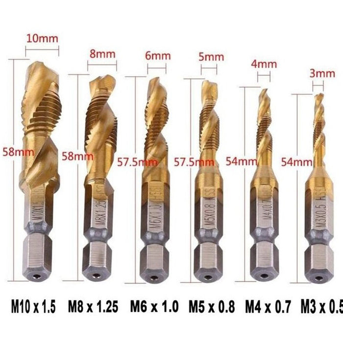DRILLS FOR THREADING NEXTOOL DRAX-60 6 PCS