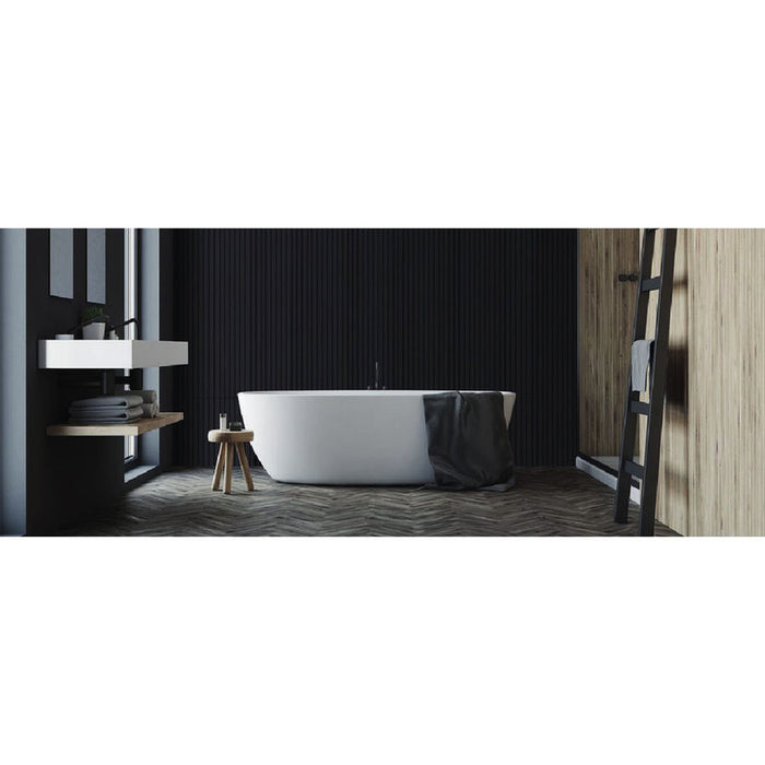 3D HDPS WALL PANELS NOLINA SLAT WALL GRAPHITE 2.6 M.