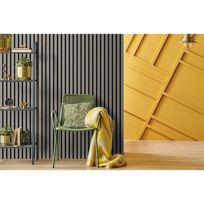 3D HDPS WALL PANELS NOLINA SLAT WALL GRAPHITE 2.6 M.