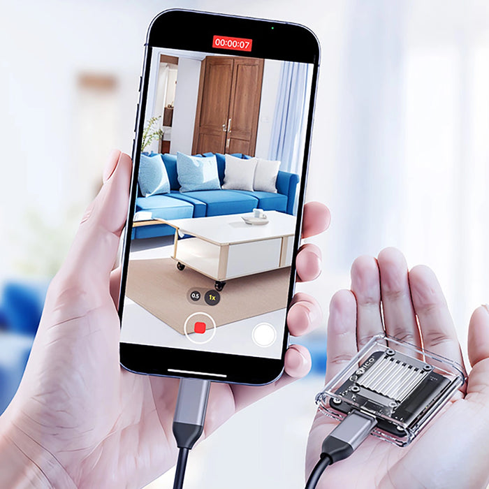 Orico TC20-M2-10G M.2 NVME USB-C 3.2 Disk Caddy - Transparent