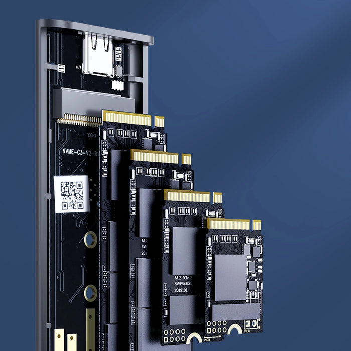 Orico AM2C3-G2 M.2 NVME USB-C 3.2 Disk Drive - Gray