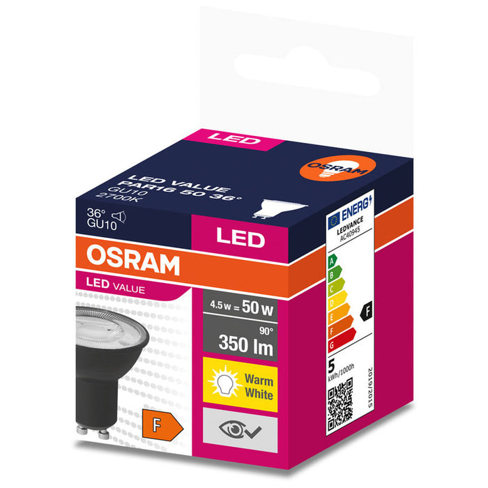 LED BULB GU10 4.5W 2700K OSRAM