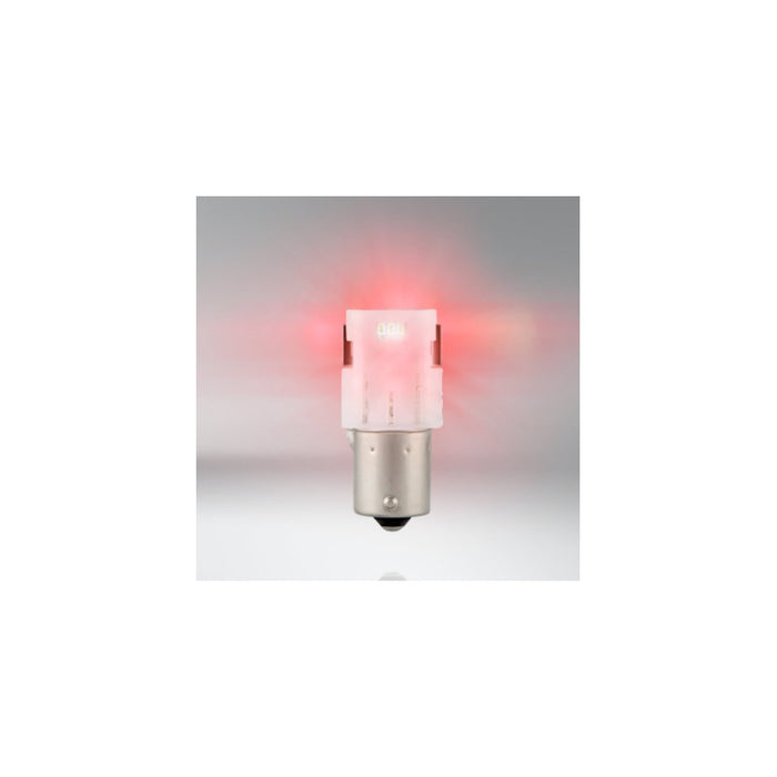 CAR LED LAMP 7506DRP-02B 1.4W 12V P21W RED BA15S OSRAM