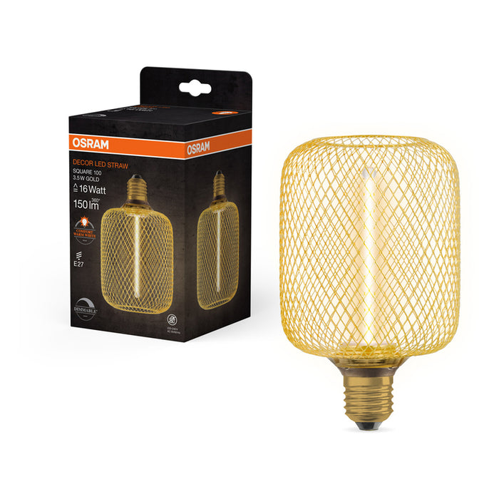 LED BULB E27 3.5W 1800K 150LM FILAMENT GOLD OSRAM