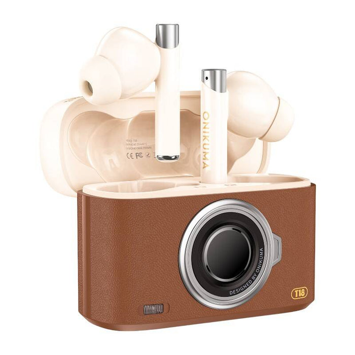 ONIKUMA Bluetooth In-Ear Headphones T18 Brown