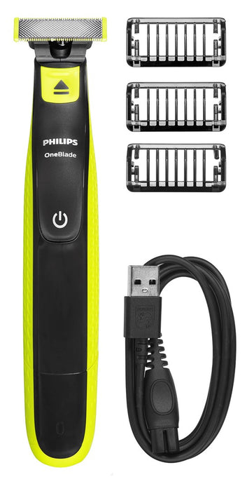 Philips Norelco OneBlade QP2724/10 men's shaver Foil shaver Trimmer Grey, Lime