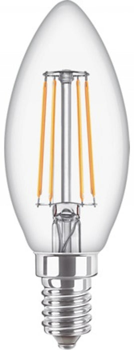 Bulb Philips Core LED 4.3 = 40W 827/B35 E14 candle transparent