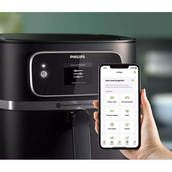 Fryer PHILIPS Airfryer Combi XXL Connected HD9880/90