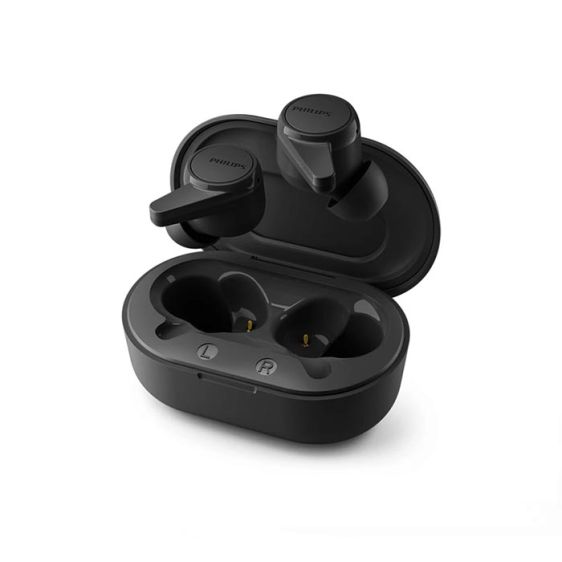 Wireless headphones with microphone PHILIPS TAT1207BK/00