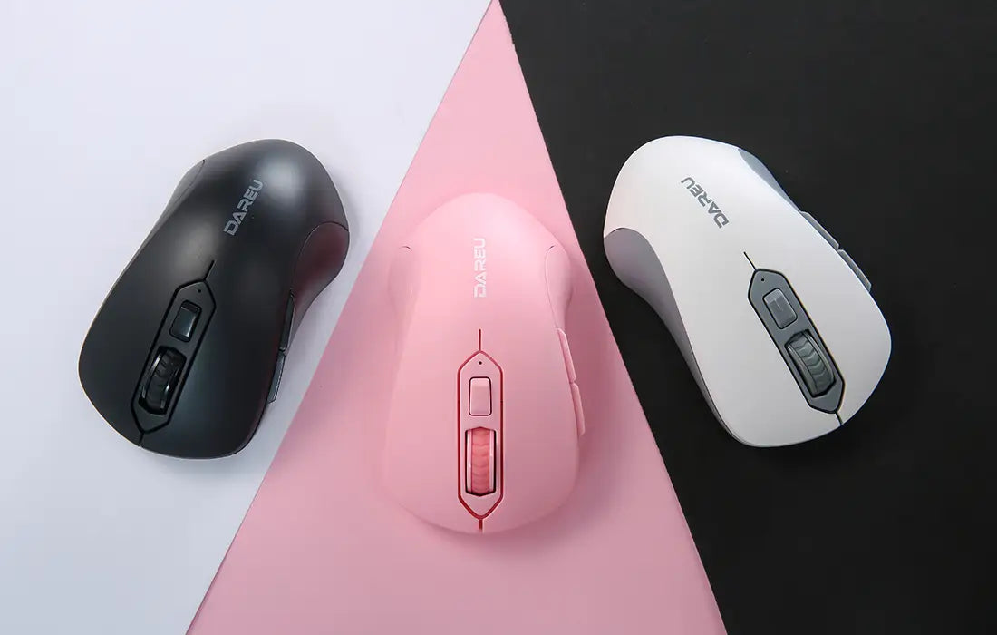 Wireless mouse Dareu LM115G 2.4G 800-1600 DPI (black)