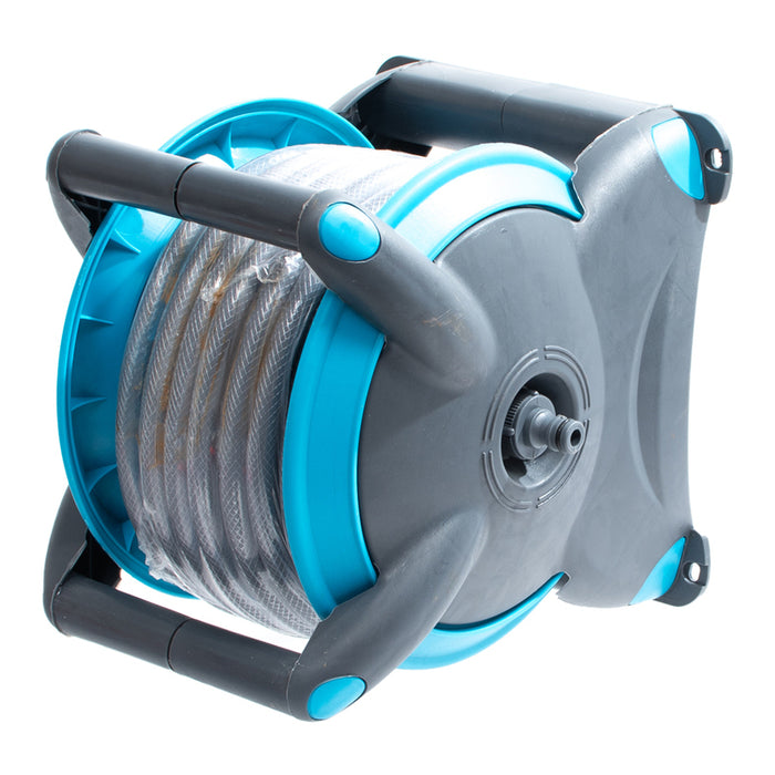 HOSE REEL 1/2" 15M AND PROGARDEN QUICK CONNECTIONS