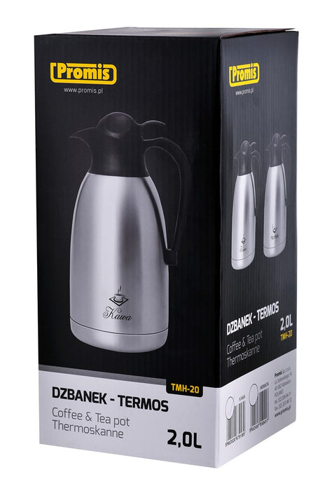 PROMIS Steel jug 2.0 l, coffee print