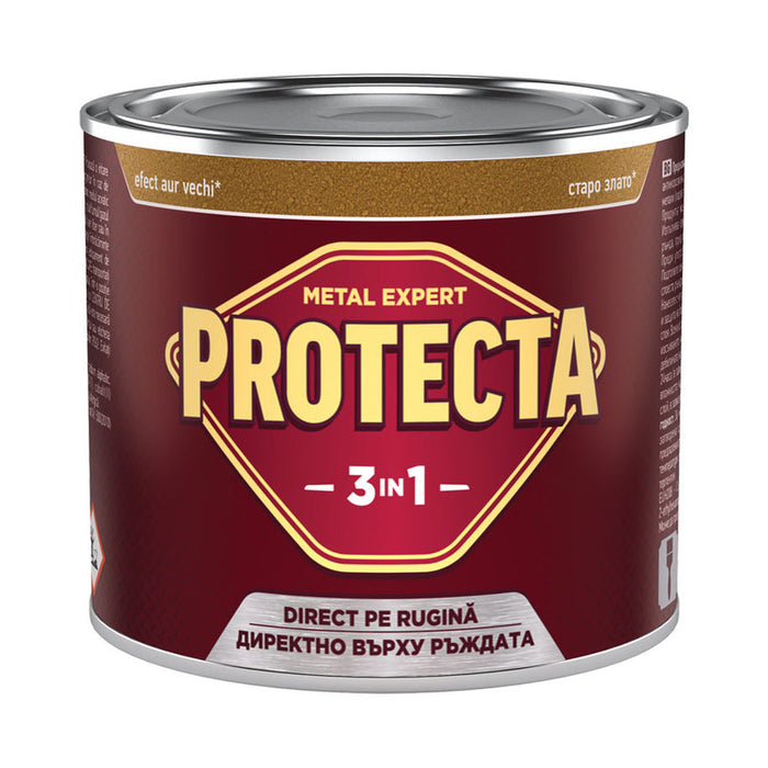 3 IN 1 ENAMEL LACQUER 500 ML COLOR OLD GOLD PROTECTA