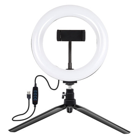 Tripod Mount Puluz with 20cm LED Ring Vlogging PKT3073B