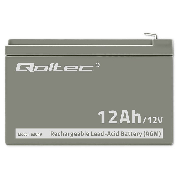 Battery for Uninterruptible Power Supply System UPS Qoltec 53049 12 Ah 12 V
