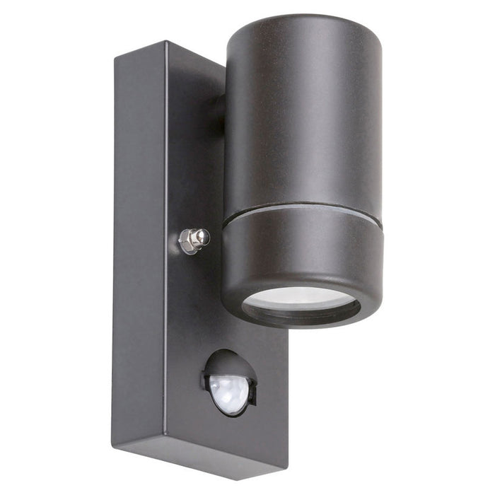 FACADE FIXTURE ONE DIRECTION GU10 IP44 SENSOR BLACK RABALUX MEDINA
