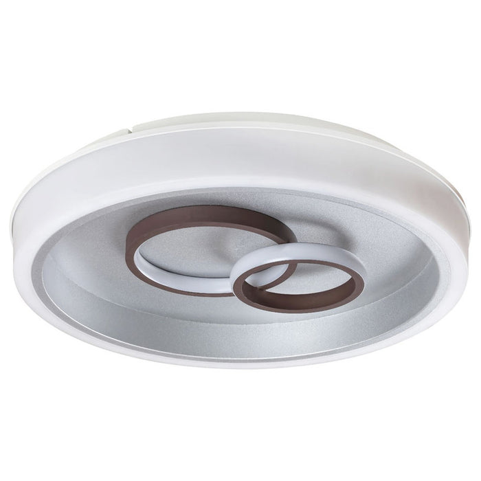 LED CEILING LAMP 40W ROUND SILVER RABALUX PORTIA