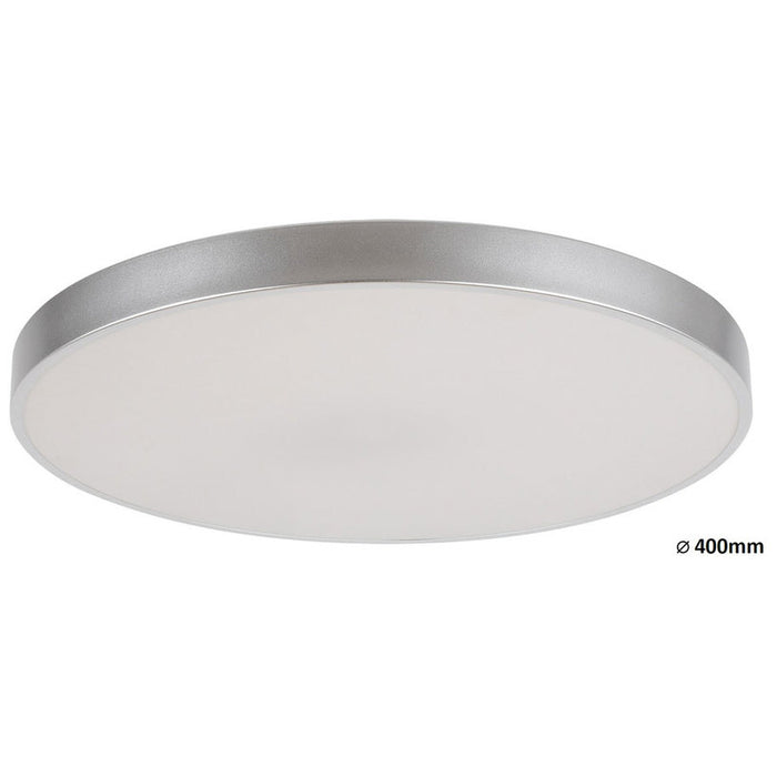 LED CEILING LAMP 36W 2600LM 40CM SILVER RABALUX TESIA