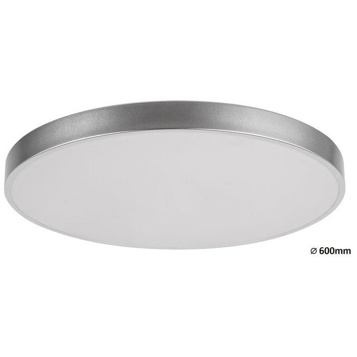 LED CEILING LAMP 60W 5000LM 60CM SILVER RABALUX TESIA