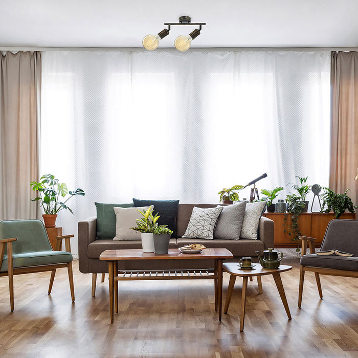 SPOT 2XE27 ANTIQUE GOLD RABALUX FIDEL