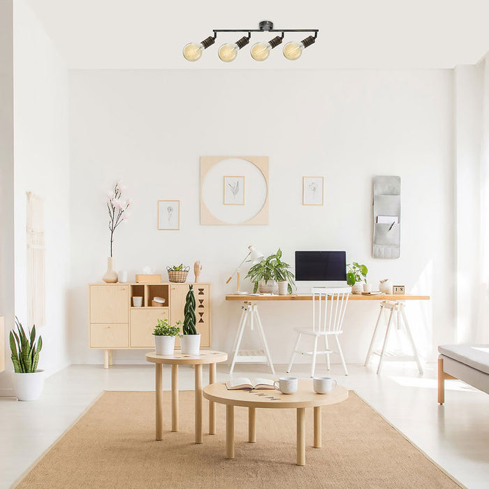 SPOT 4XE27 ANTIQUE GOLD RABALUX FIDEL