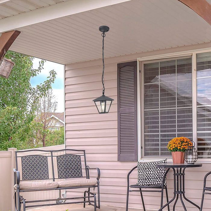 GARDEN HANGING LANTERN E27 IP44 BLACK RABALUX PARAVENTO