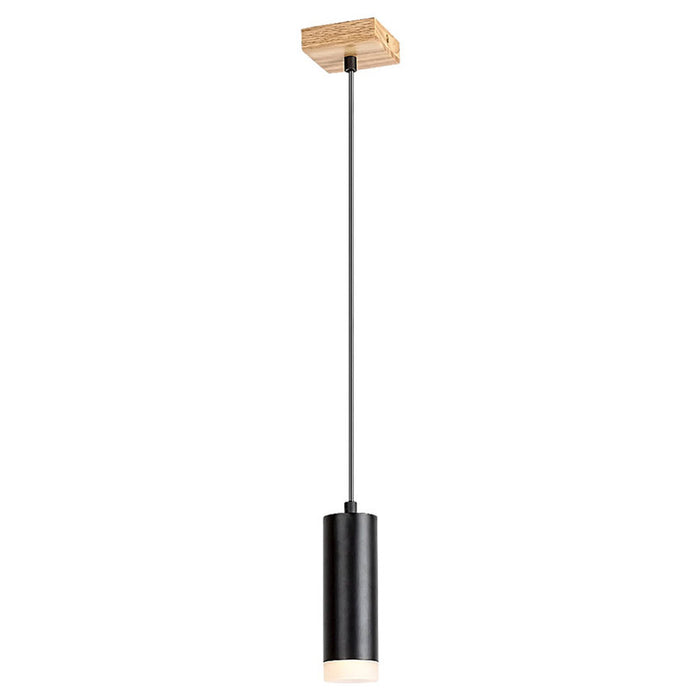 PENDANT GU10 BLACK/WOOD RABALUX TORAS