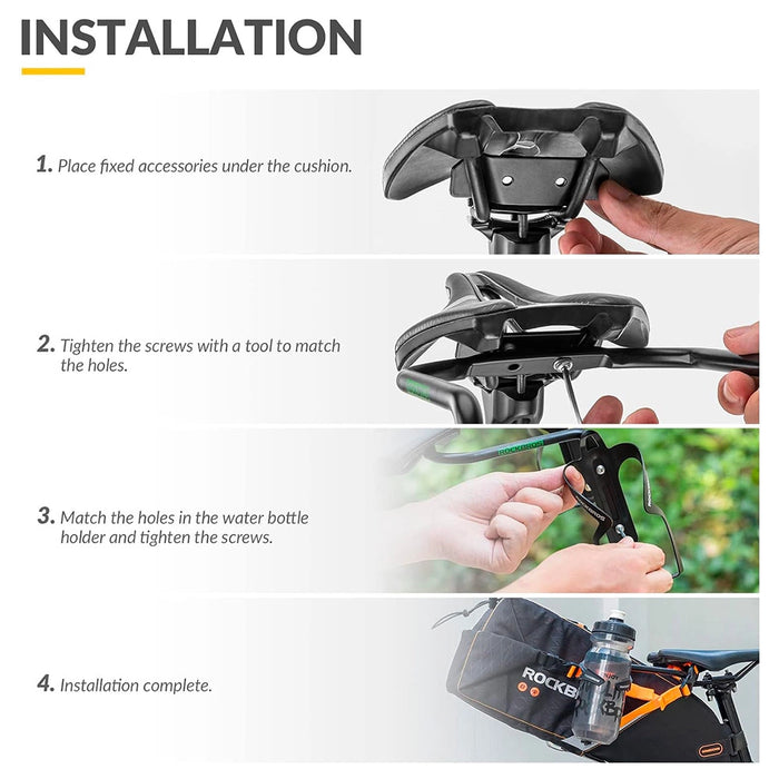 Rockbros Multifunctional Bracket 31210013001 Saddle Bag Stabilizer - Black