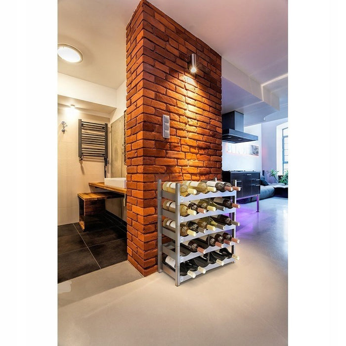 ROTHO Vario Wine Rack Anthracite - Stand for 6 Bottles