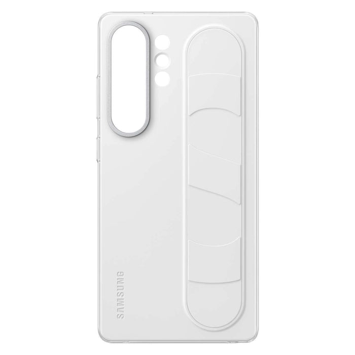 Samsung Standing Grip Case EF-GS938CWEGWW Silicone Case with Holder / Stand for Samsung Galaxy S25 Ultra - White