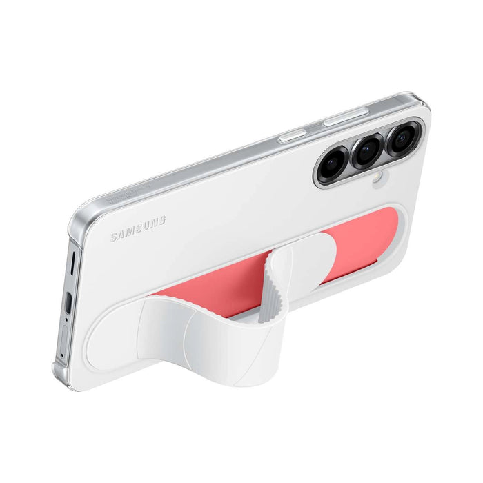 Samsung Standing Grip Case EF-GS936CWEGWW Silicone Case with Holder / Stand for Samsung Galaxy S25+ - White