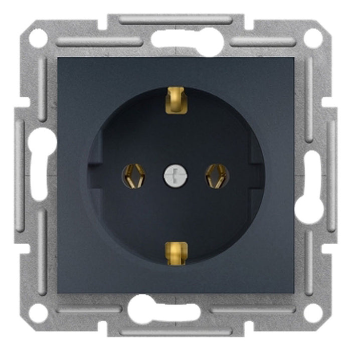 CONTACT SHUKO SINGLE ANTHRACITE SCHNEIDER ASFORA