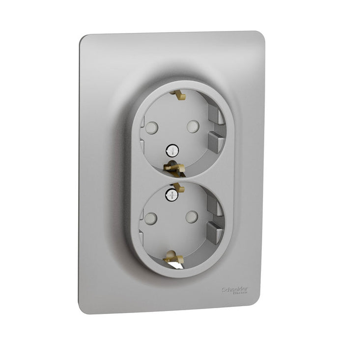 CONTACT DOUBLE SHUKO 16A ALUMINUM SCHNEIDER UNICA (NU206730)