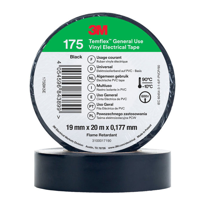 INSULATING TAPE 20 M/19 MM BLACK SCOTCH PROFI