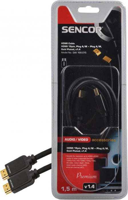 Cable Sencor SAV 166-015 HDMI-HDMI, 1.5M