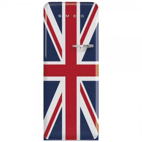 Refrigerator SMEG FAB28LDUJ5, 270 l, Left hinges, British flag