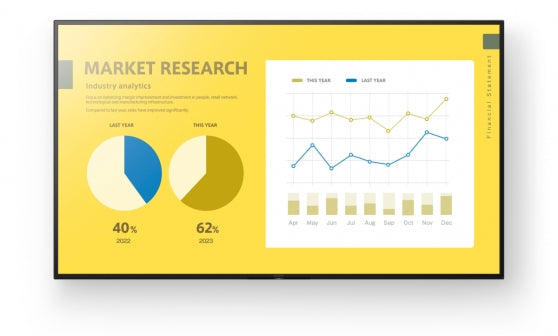SONY FW-55EZ20L 55inch Professional Display Rated For 16/7 Operation With Essential Professional Functions