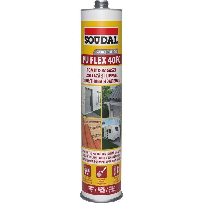 POLYURETHANE SEALANT SOUDAL PU FLEX 40FC GRAY