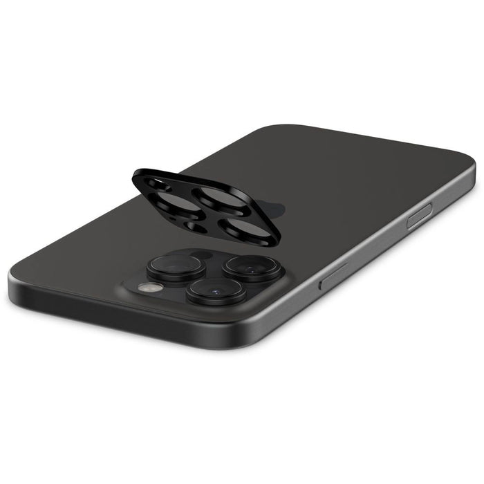 Spigen Optik.tR Camera Protector for iPhone 14 Pro / Pro Max / 15 Pro / Pro Max / 16 Pro / Pro Max - Black 2 pcs.