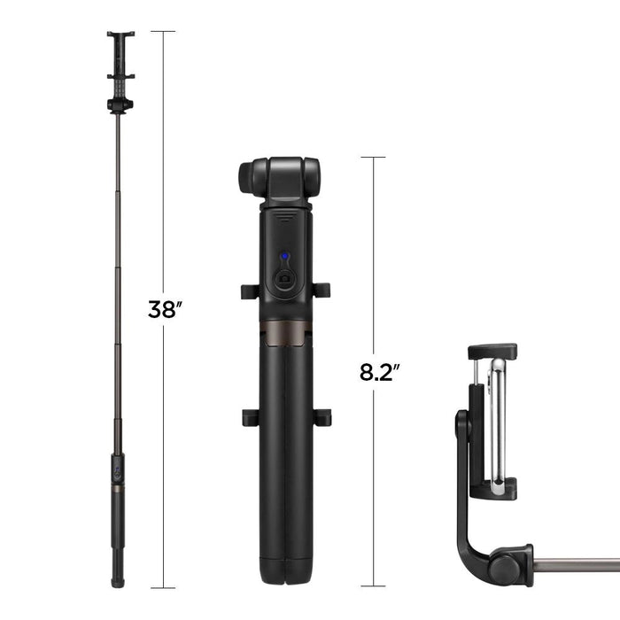 Selfie stick Spigen S540W Bluetooth with tripod - black