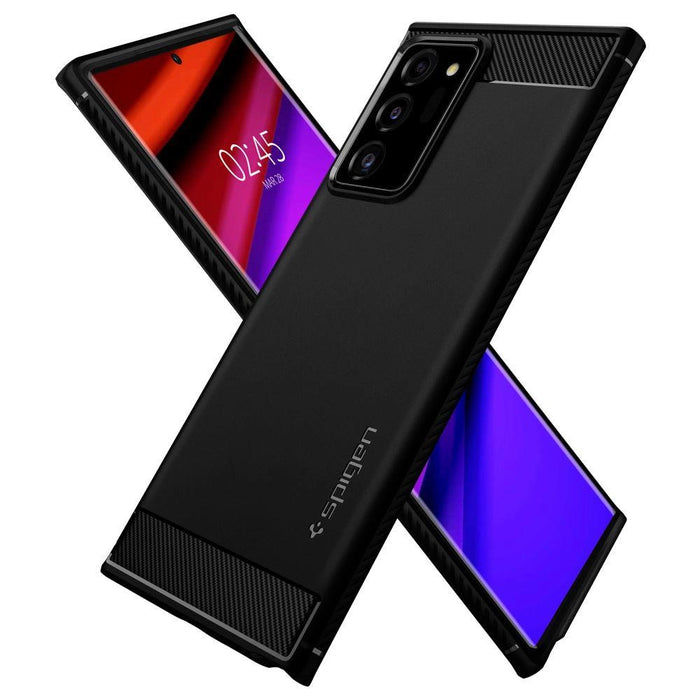 Spigen Rugged Armor Case for Samsung Galaxy Note 20 Ultra - Matte Black