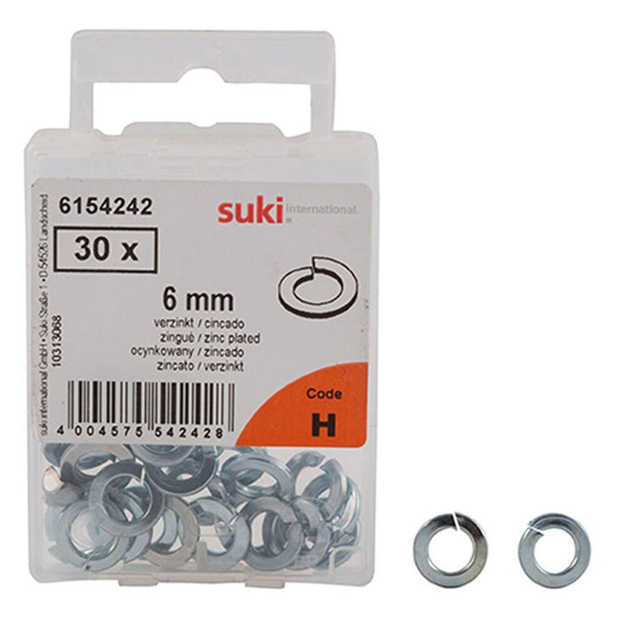 SPRING GALVANIZED WASHER 6 MM SUKI