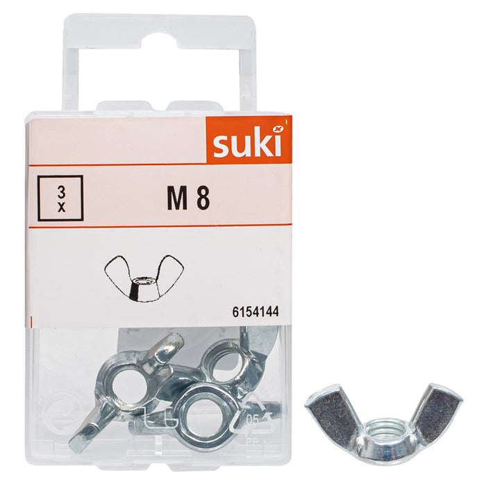 WING NUT M 8 SUKI