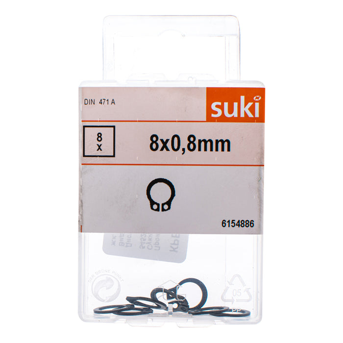 SPRING WASHER 8.0X0.8MM SUKI