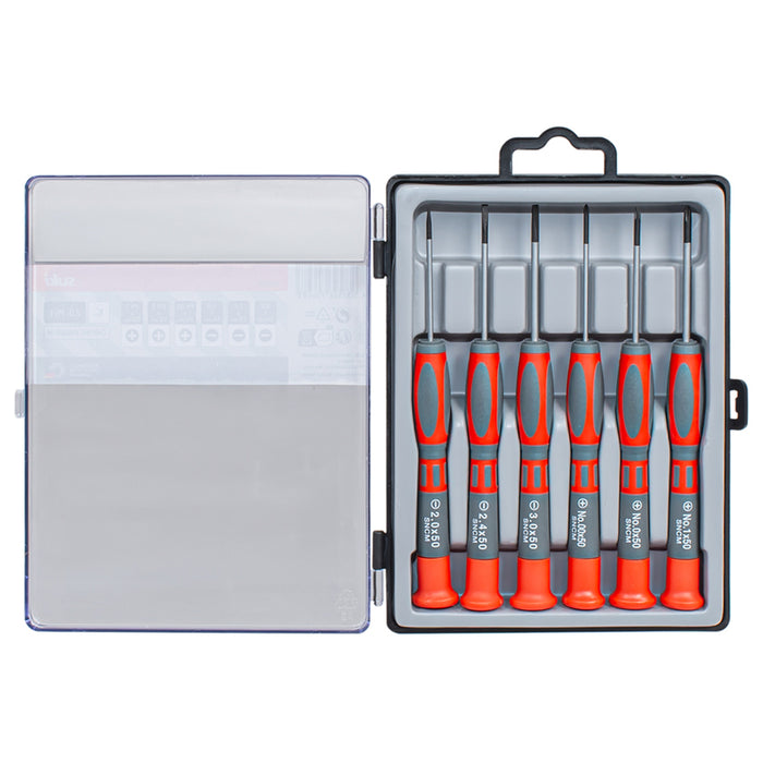 SET OF PRECISION SCREWDRIVERS 6 PCS. SUKI