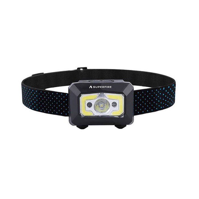 Superfire X30 headlamp, 340 lm, USB, 5 modes, 130 m