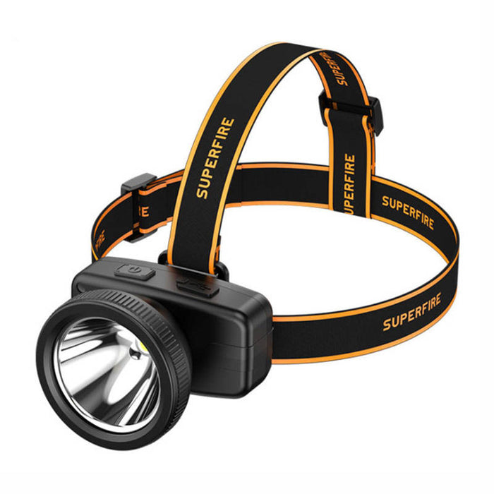 Superfire HL55 headlamp, 150 lm, USB-C, 4 modes, 270 m