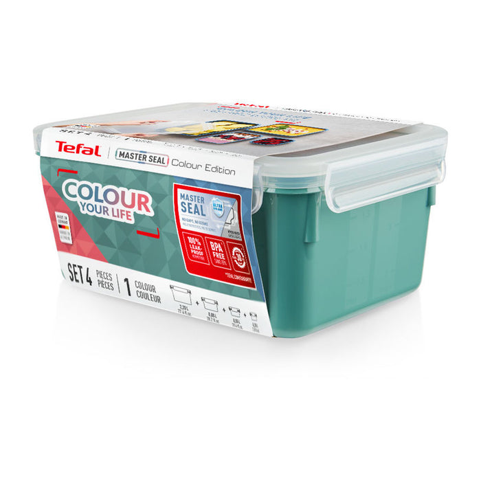 SET OF FOOD BOXES 4 PIECES N1031010 TEFAL MASTERSEAL